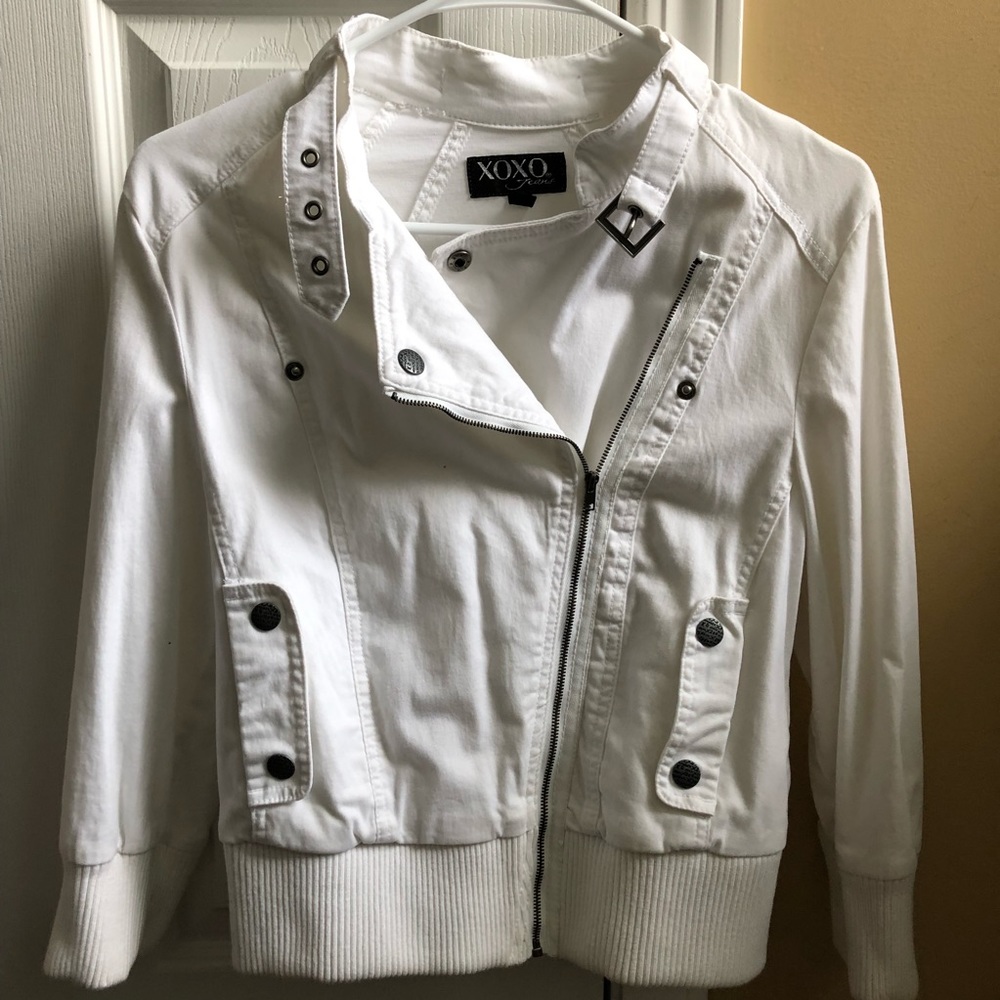 White trendy jacket